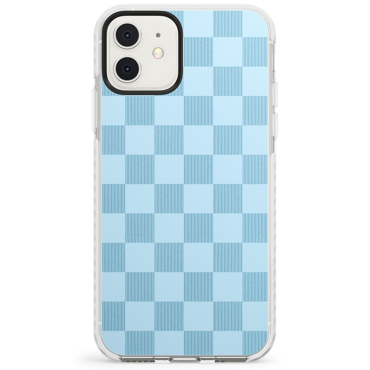 SKYBLUE CHECKERED Impact Phone Case for iPhone 11, iphone 12