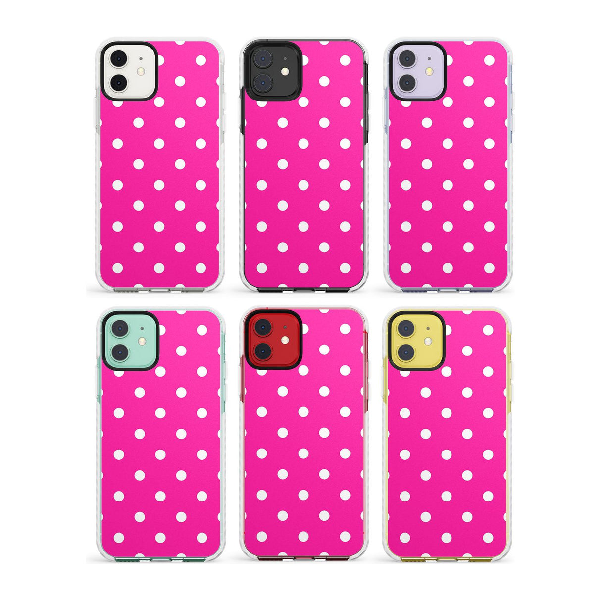 Pink Bolt Pattern Impact Phone Case for iPhone 11, iphone 12