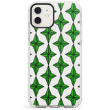 Emerald Stars Pattern (Clear) Impact Phone Case for iPhone 11, iphone 12