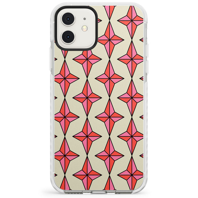 Rose Stars Pattern Impact Phone Case for iPhone 11, iphone 12