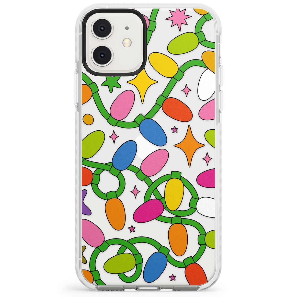 Festive Lights Pattern Impact Phone Case for iPhone 11, iphone 12
