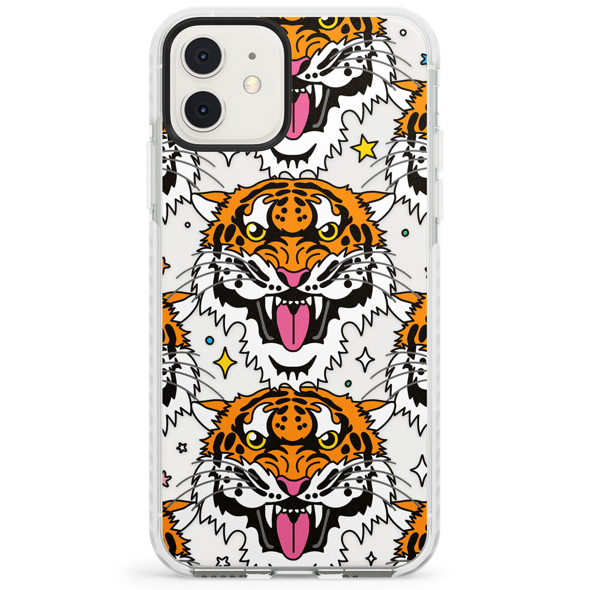 Fierce Jungle Tigers Impact Phone Case for iPhone 11, iphone 12