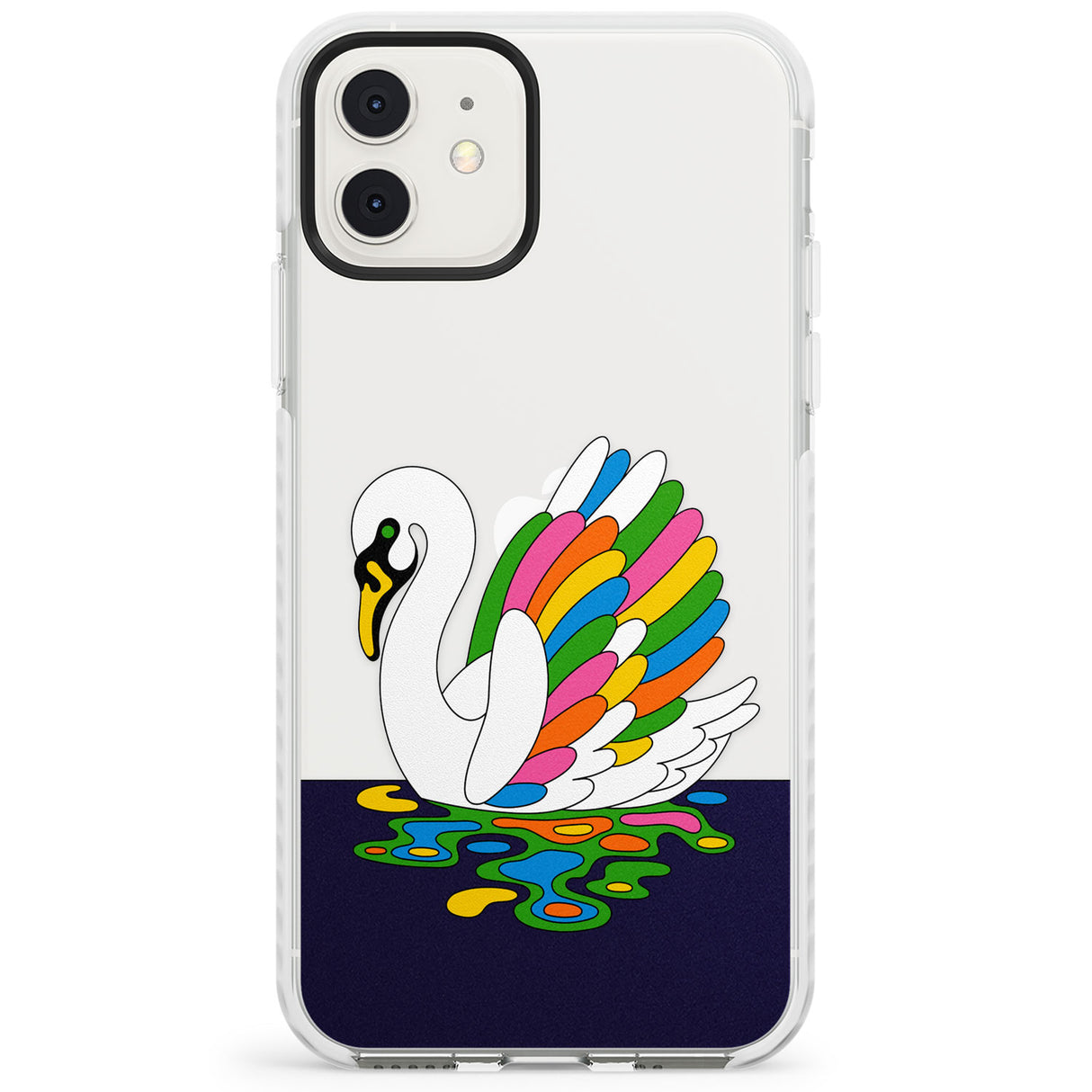 Serene Swan Impact Phone Case for iPhone 11, iphone 12