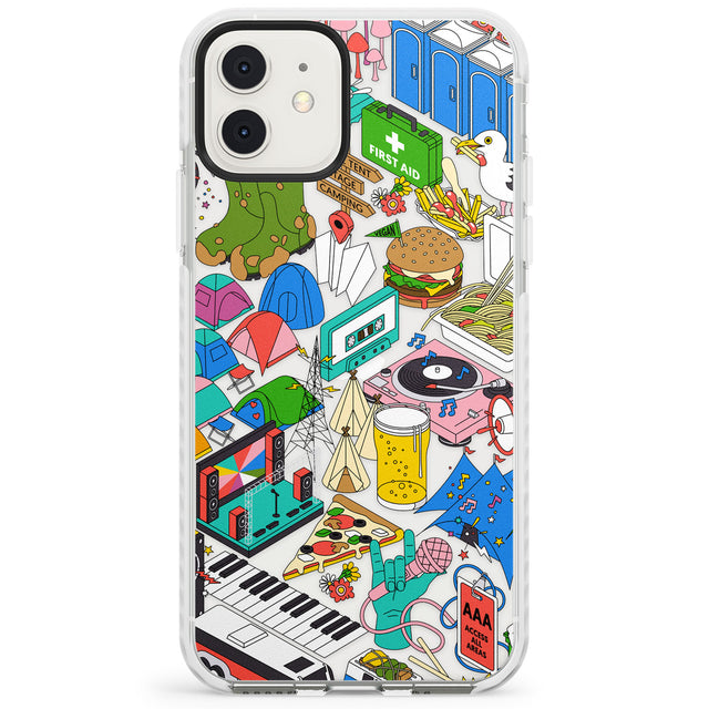 Festival Frenzy Impact Phone Case for iPhone 11, iphone 12