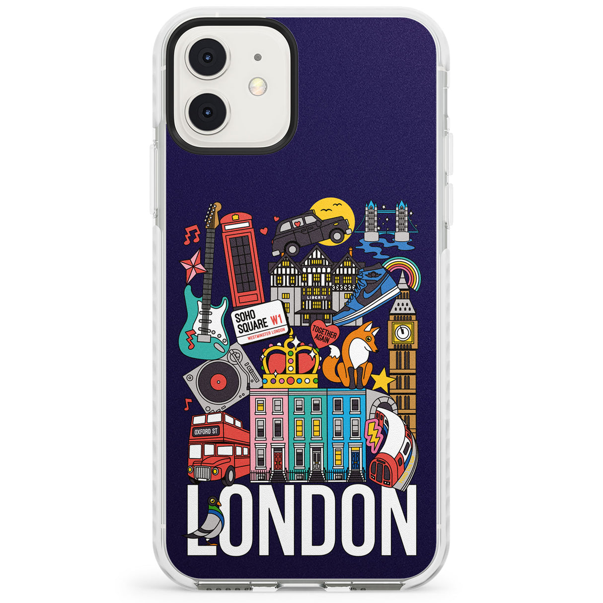 London Calling Impact Phone Case for iPhone 11, iphone 12