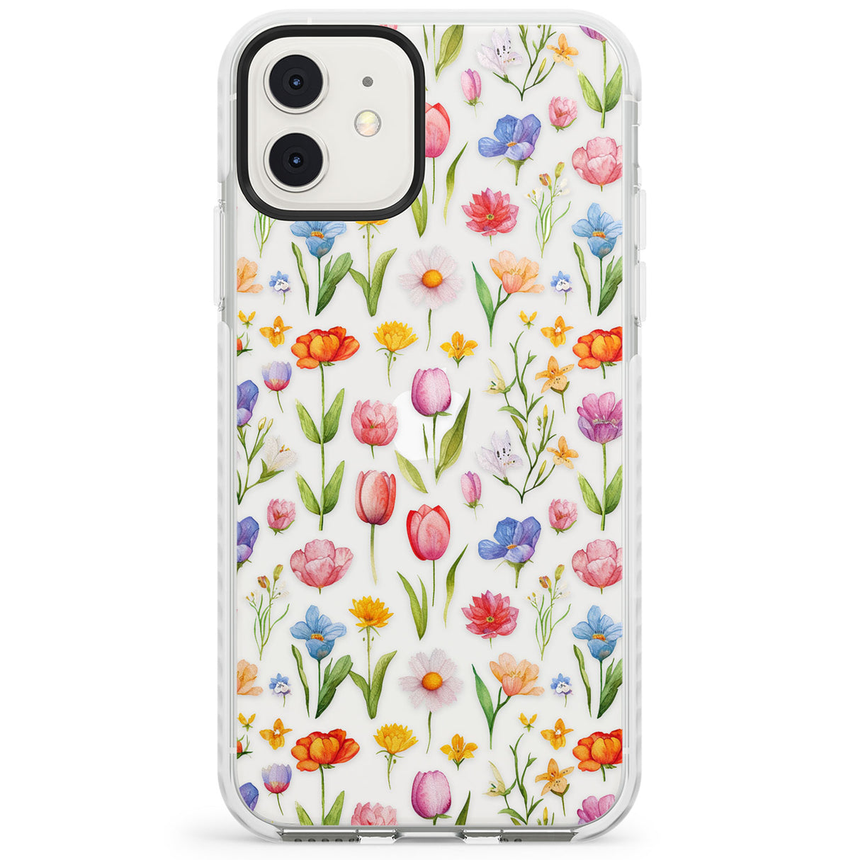 Small Flower Mix Impact Phone Case for iPhone 11, iphone 12