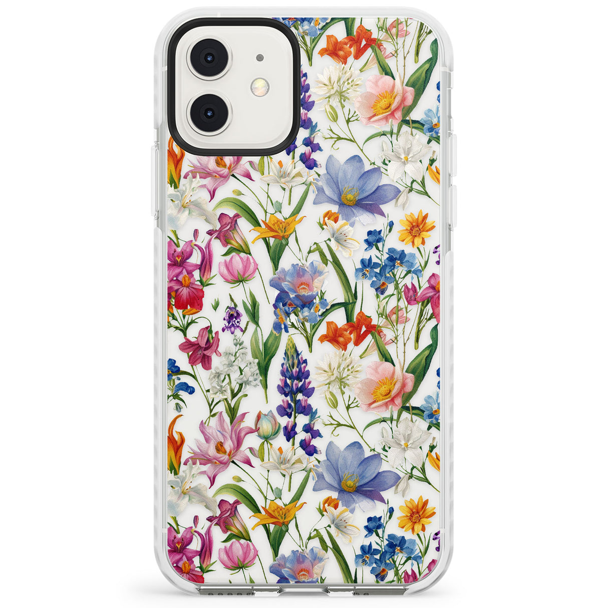 Vintage Wildflowers Impact Phone Case for iPhone 11, iphone 12