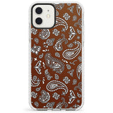 Brown Bandana Impact Phone Case for iPhone 11, iphone 12