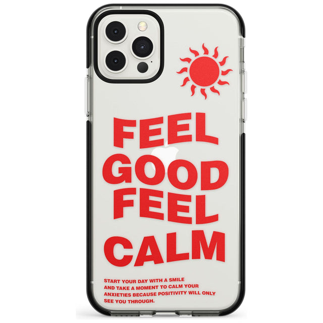 Feel Good Feel Calm (Green) Impact Phone Case for iPhone 11, iphone 12