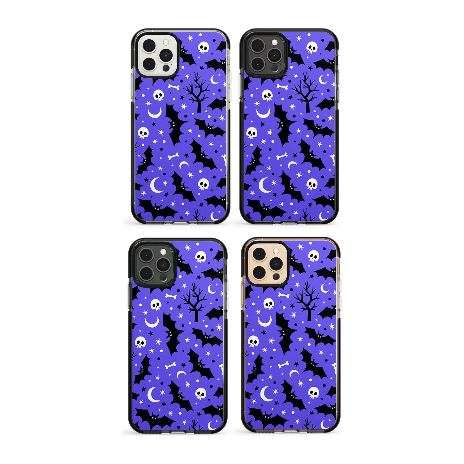 Halloween Mix Pattern Impact Phone Case for iPhone 11, iphone 12