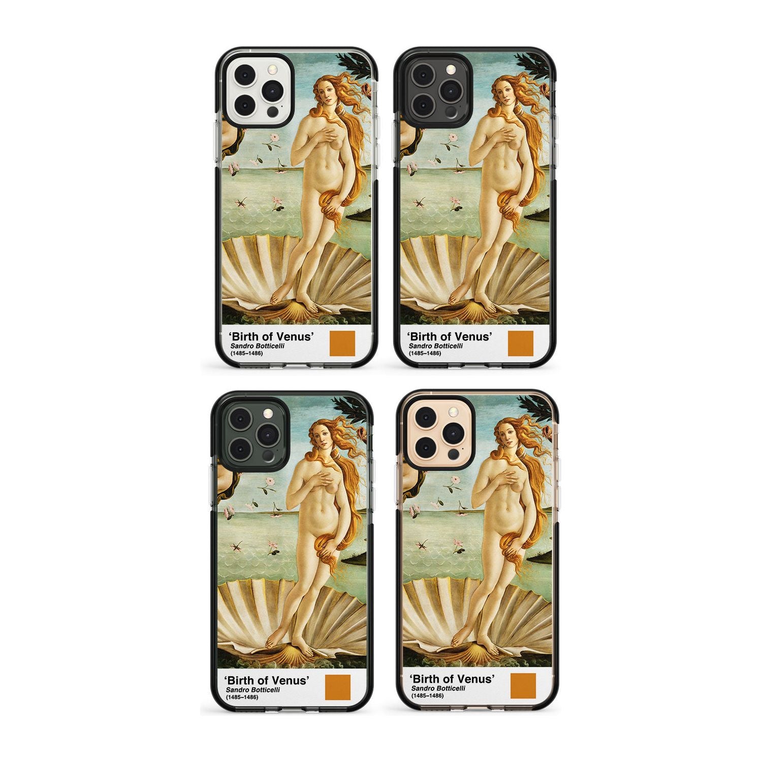 The Birth of Venus Impact Phone Case for iPhone 11, iphone 12