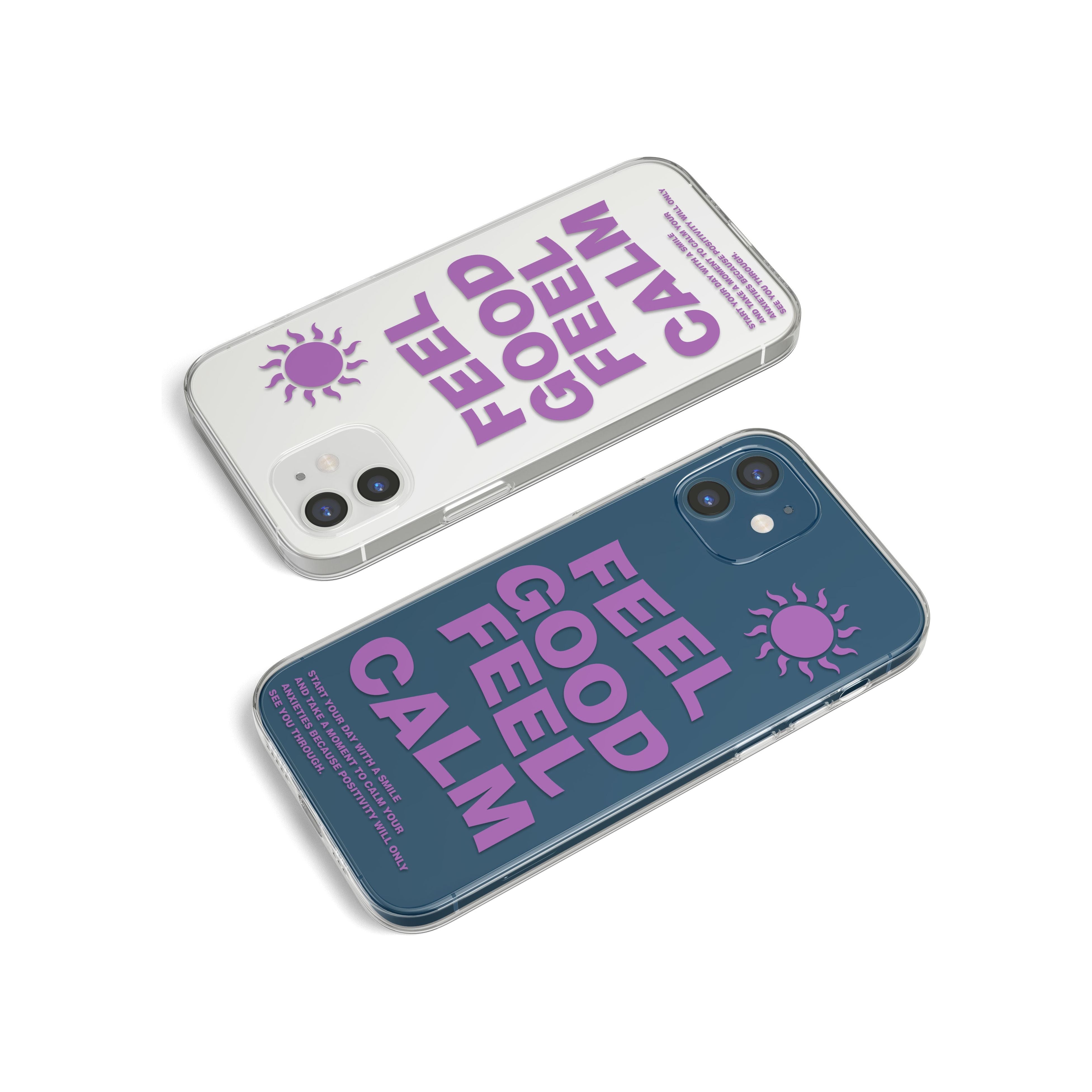 Feel Good Feel Calm (Green) Impact Phone Case for iPhone 11, iphone 12