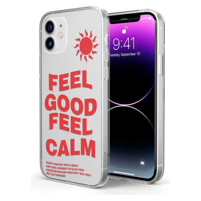 Feel Good Feel Calm (Green) Impact Phone Case for iPhone 11, iphone 12