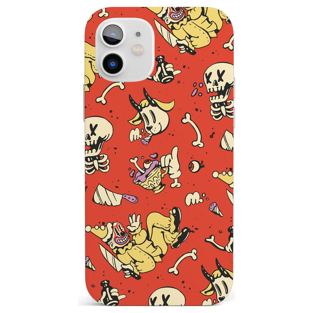 Halloween Mix Pattern Impact Phone Case for iPhone 11, iphone 12