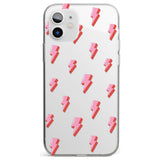 Pink Bolt Pattern Impact Phone Case for iPhone 11, iphone 12