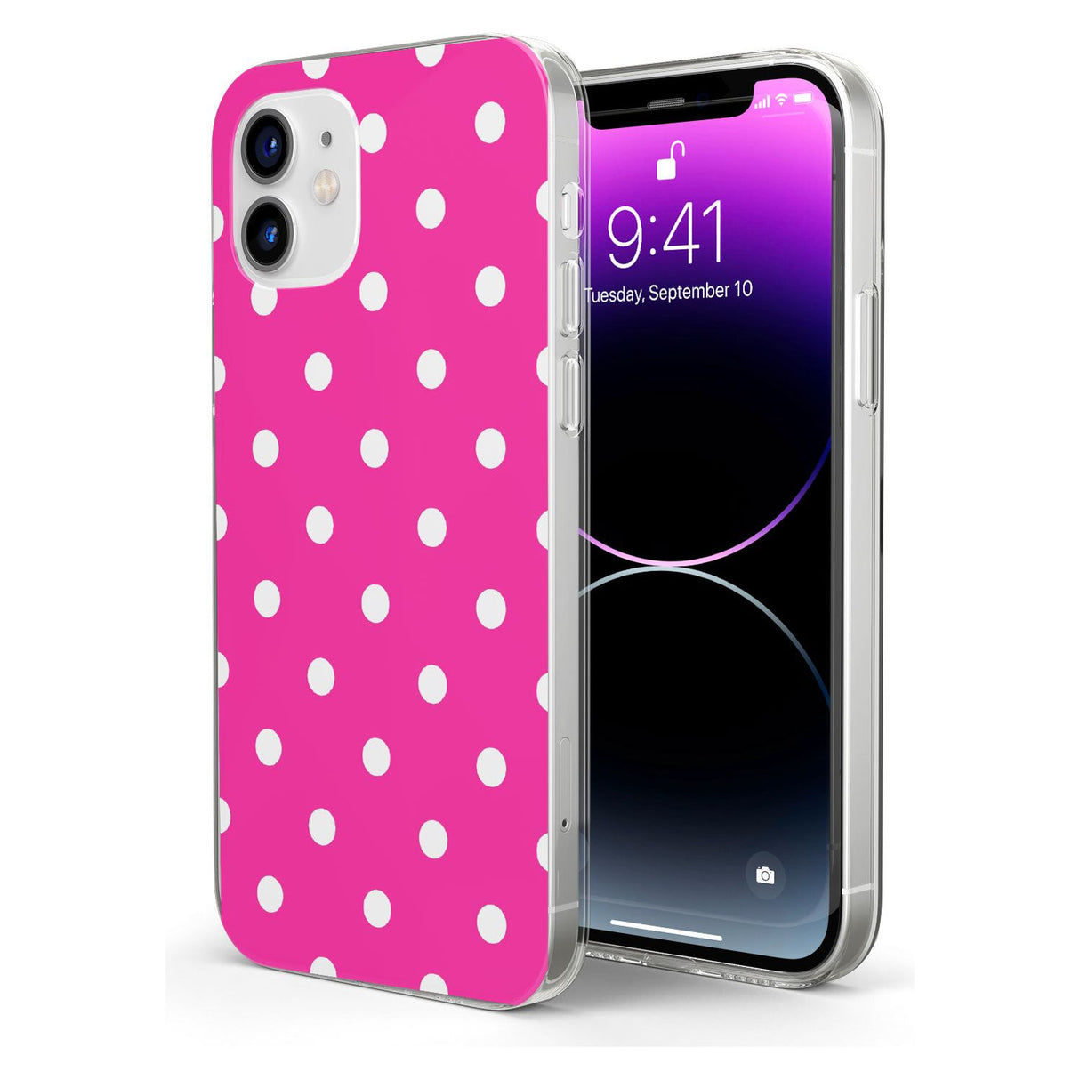 Pink Bolt Pattern Impact Phone Case for iPhone 11, iphone 12