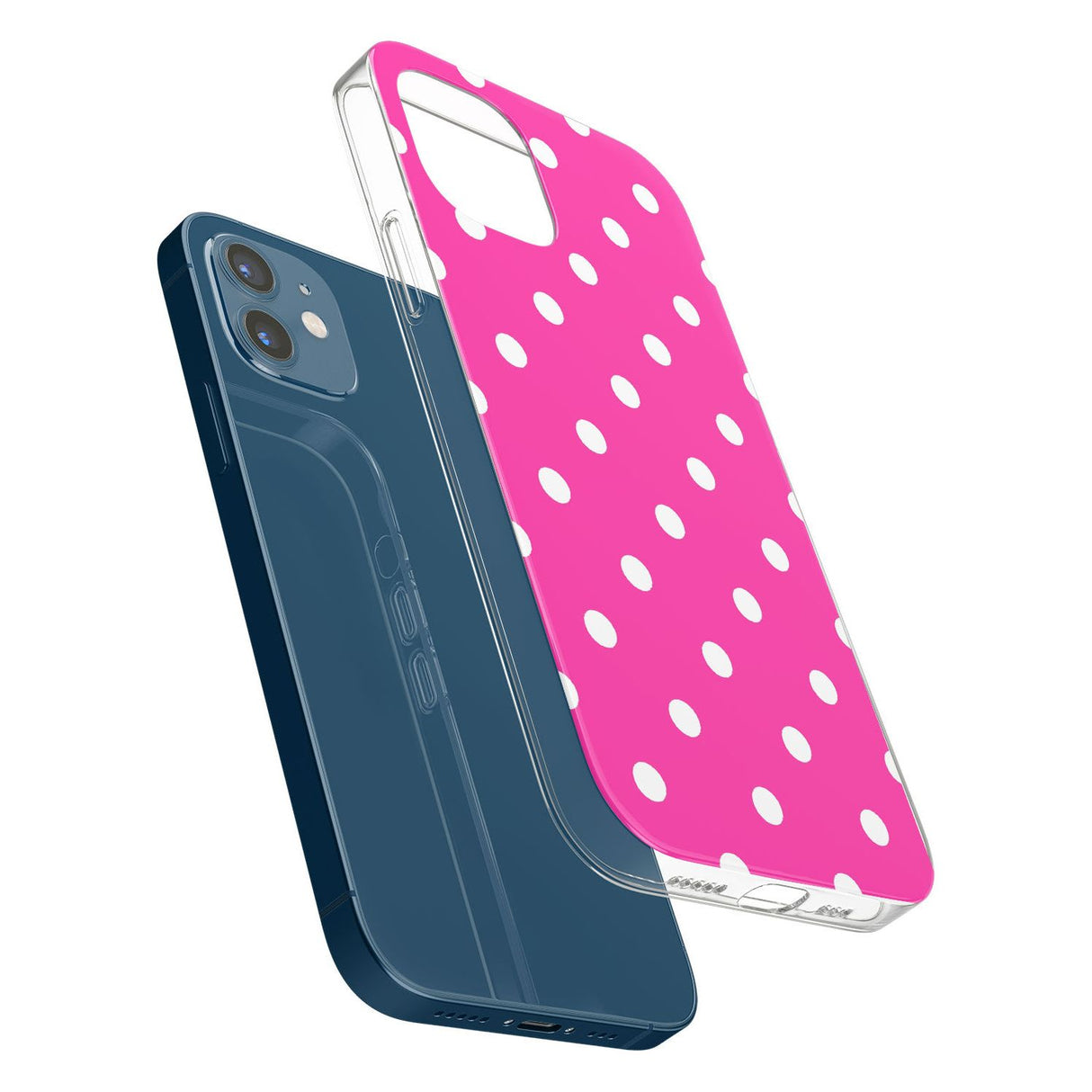 Pink Bolt Pattern Impact Phone Case for iPhone 11, iphone 12