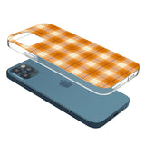 Pumpkin Plaid Phone Case for iPhone 12 Pro