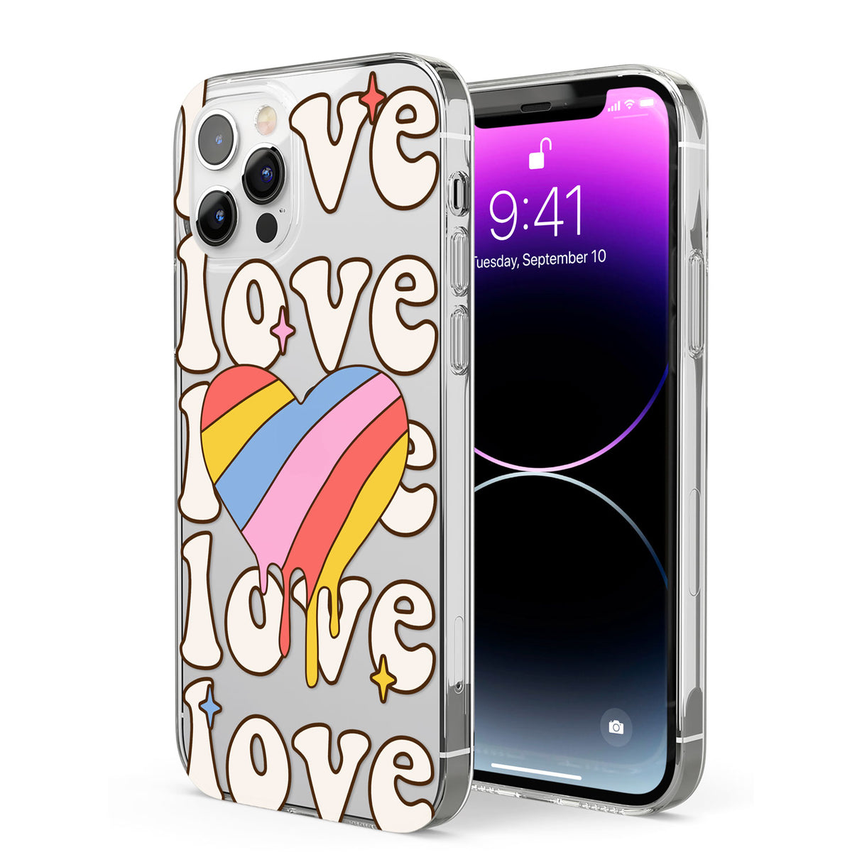 Groovy Love Phone Case for iPhone 12 Pro