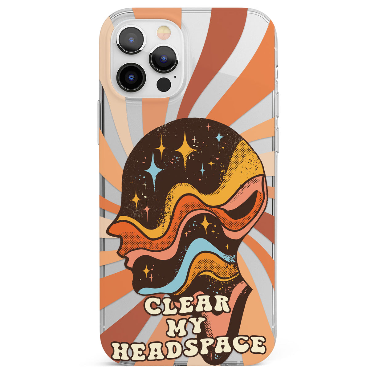 Clear My Headspace Phone Case for iPhone 12 Pro