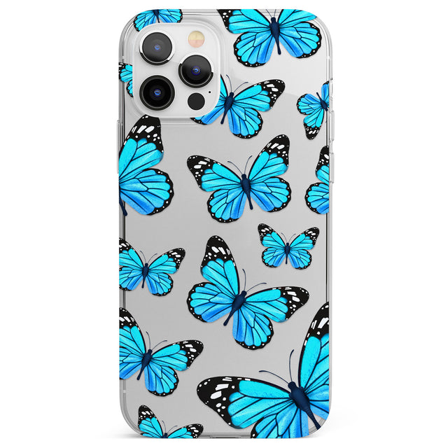 Blue Butterflies Phone Case for iPhone 12 Pro