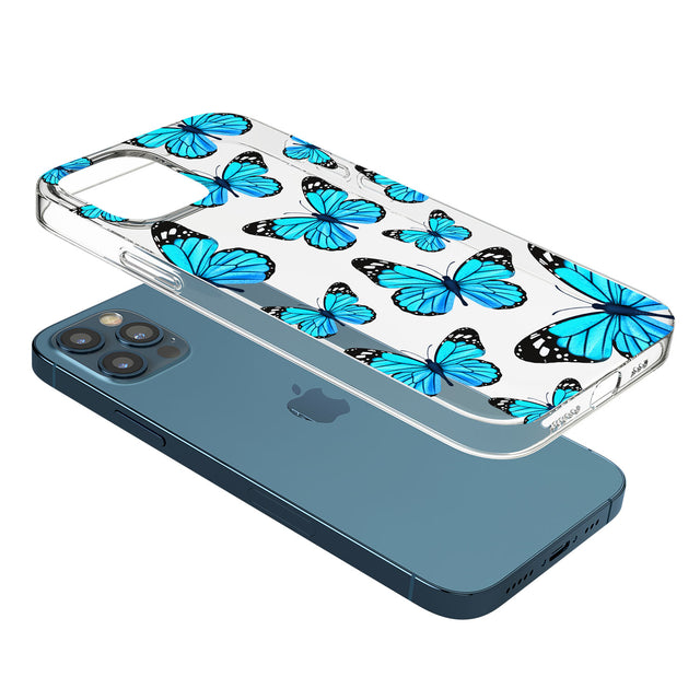 Blue Butterflies Phone Case for iPhone 12 Pro