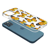 Sun-Yellow Butterflies Phone Case for iPhone 12 Pro