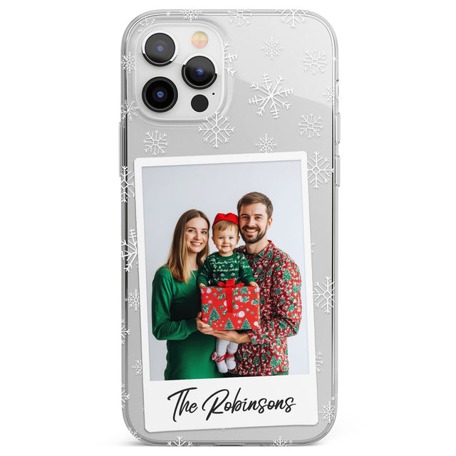 Personalised Snowflake Photo Phone Case for iPhone 12 Pro