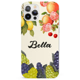 Personalised Vintage Fruits Phone Case for iPhone 12 Pro