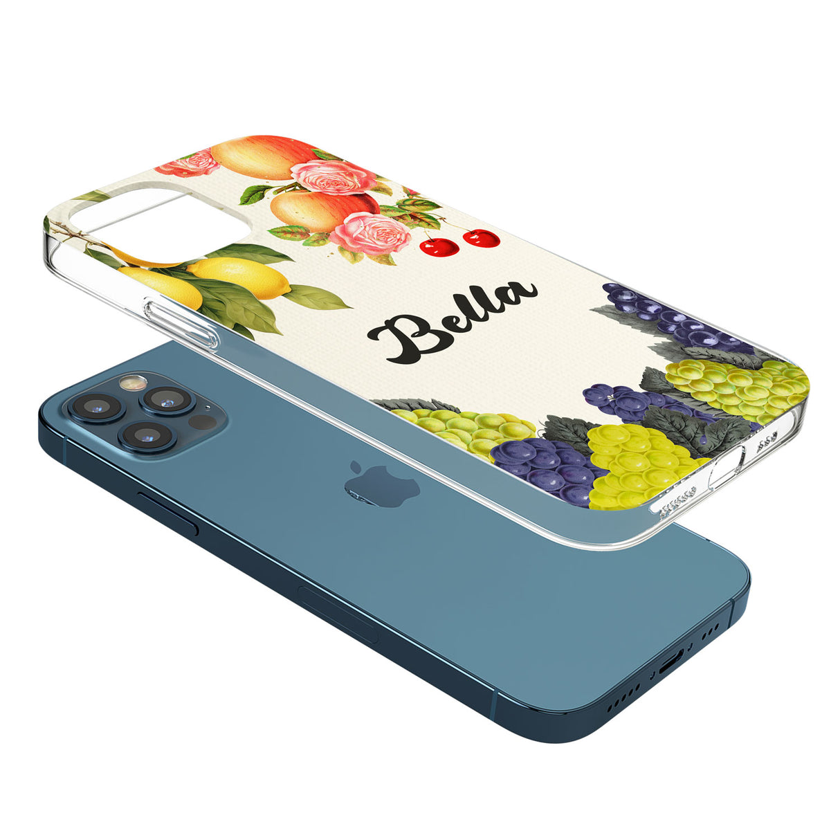 Personalised Vintage Fruits Phone Case for iPhone 12 Pro