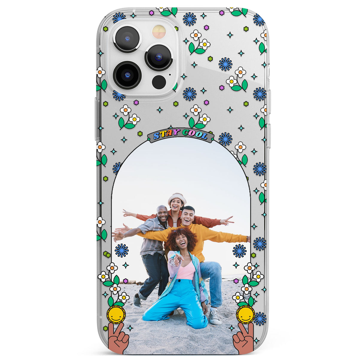 Personalised Summer Photo Frame Phone Case for iPhone 12 Pro