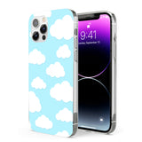 Blue Sky & Clouds Pattern Phone Case for iPhone 12 Pro