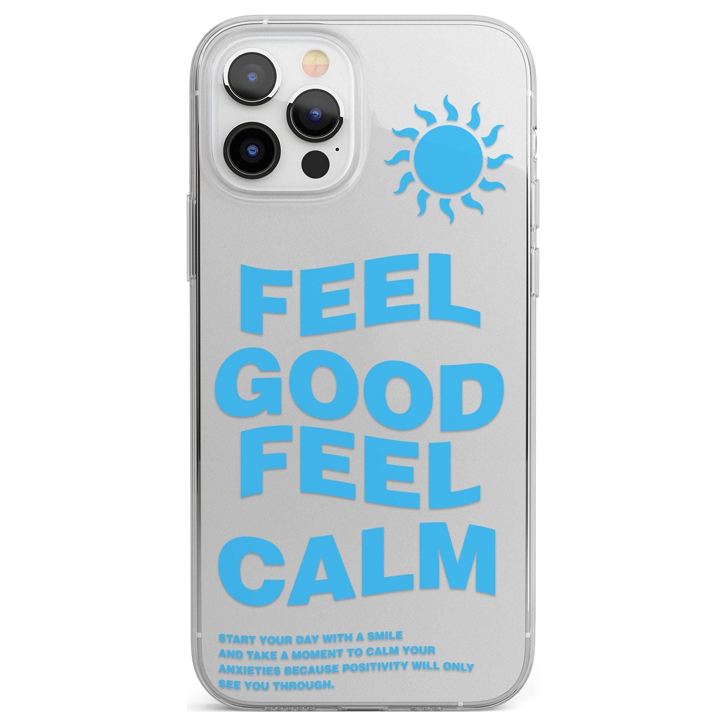 Feel Good Feel Calm (Green) Phone Case for iPhone 12 Pro