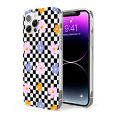 Checkered Blossom Phone Case for iPhone 12 Pro