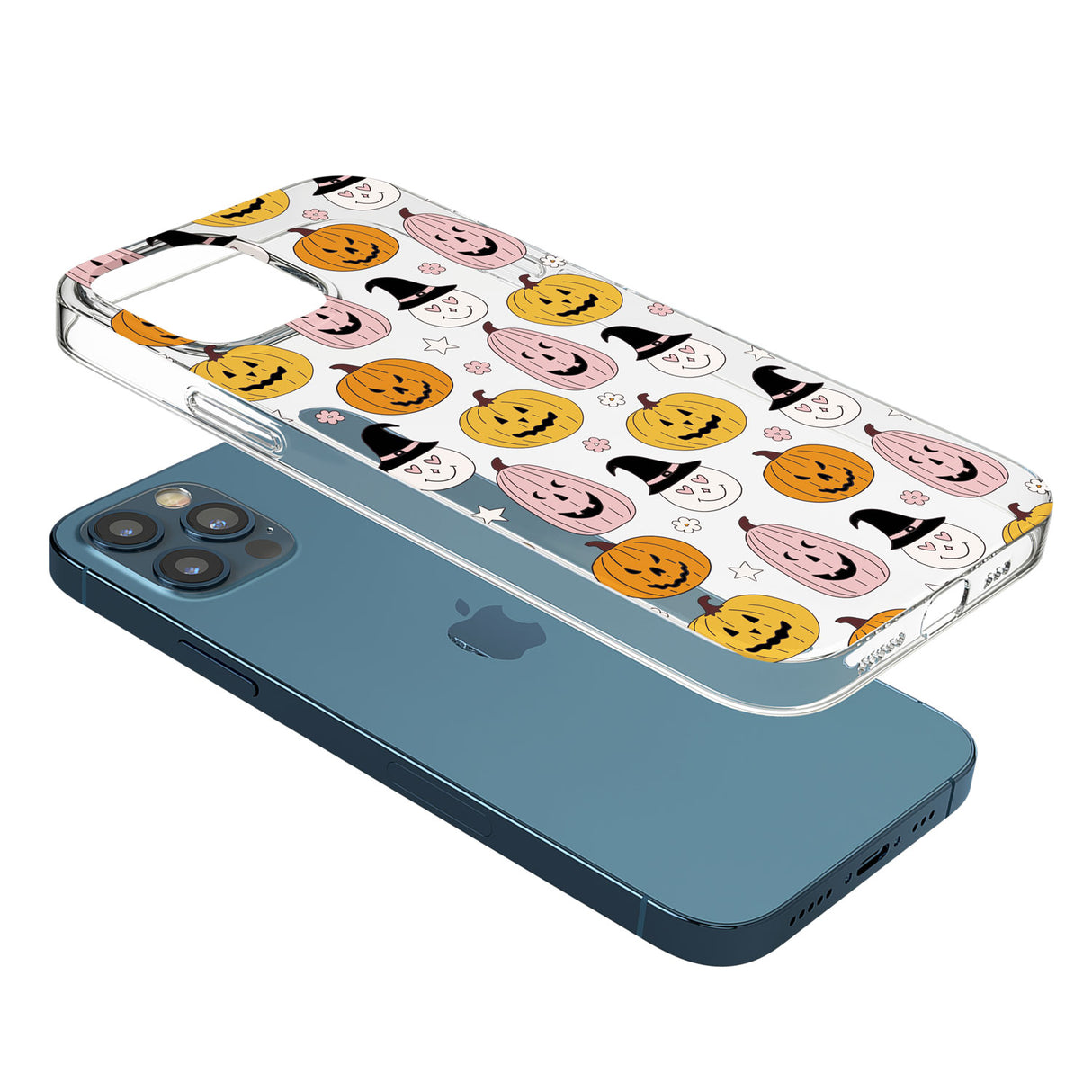 Witches and Pumpkins Pattern Phone Case for iPhone 12 Pro