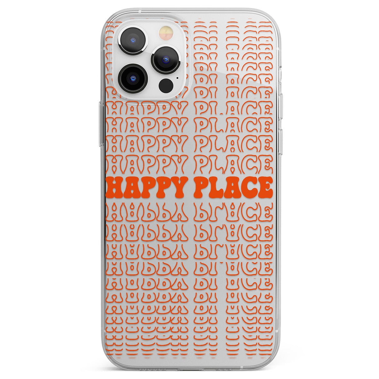 Happy Place (Orange) Phone Case for iPhone 12 Pro