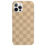 BEIGE CHECKERED Phone Case for iPhone 12 Pro