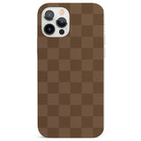 CHOCOLATE CHECKERED Phone Case for iPhone 12 Pro