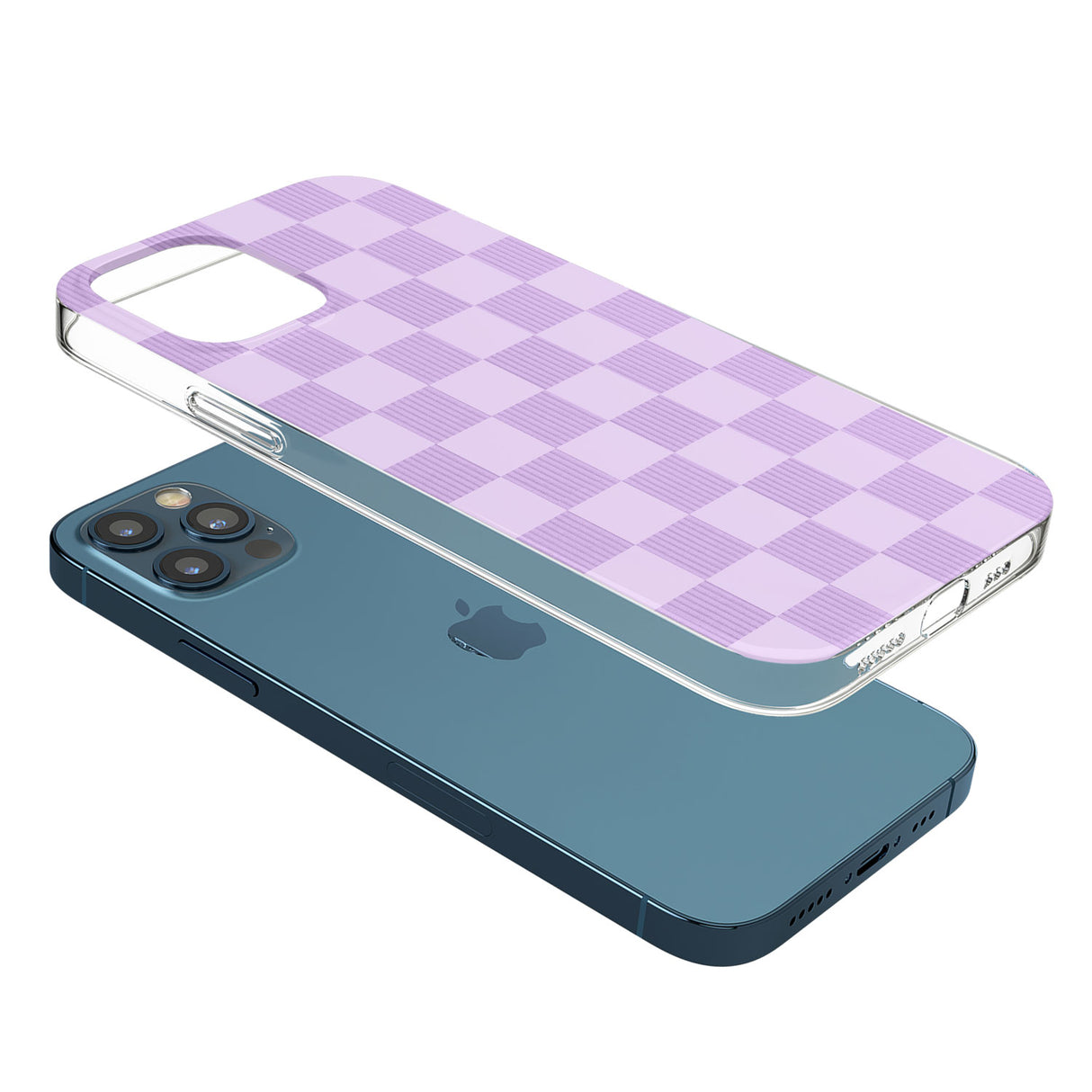 LILAC CHECKERED Phone Case for iPhone 12 Pro