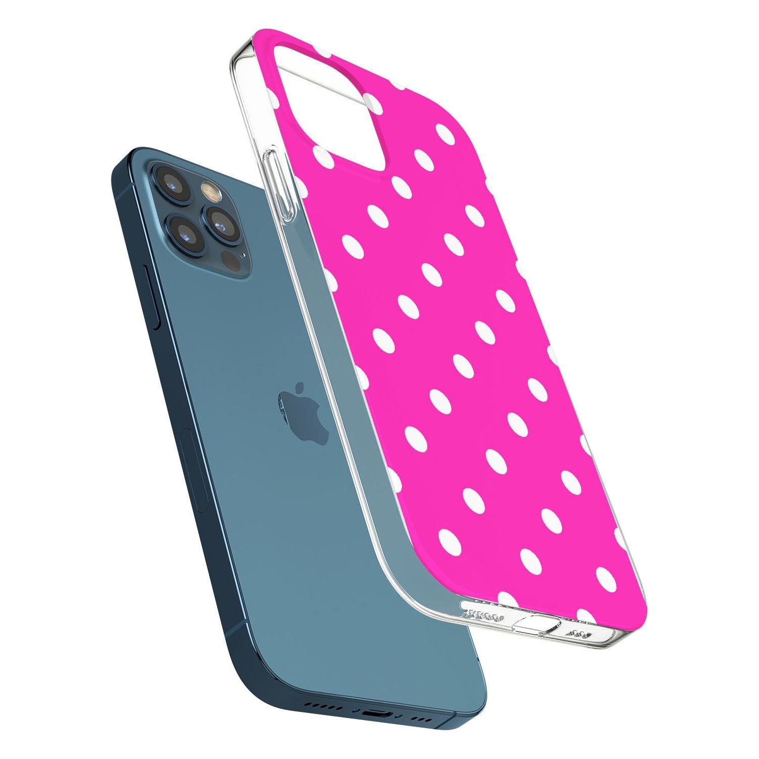 Pink Bolt Pattern Phone Case for iPhone 12 Pro