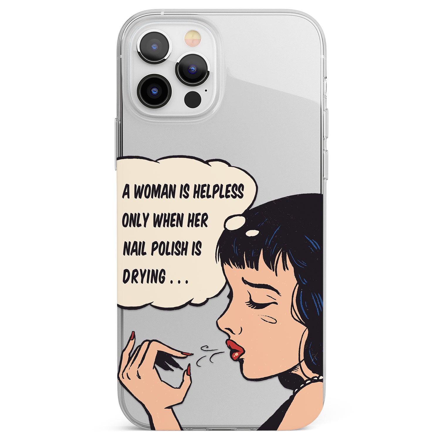 Drying Nails - Pop Art Phone Case for iPhone 12 Pro
