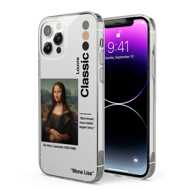 Mona Lisa - Leonardo Da Vinci Phone Case for iPhone 12 Pro