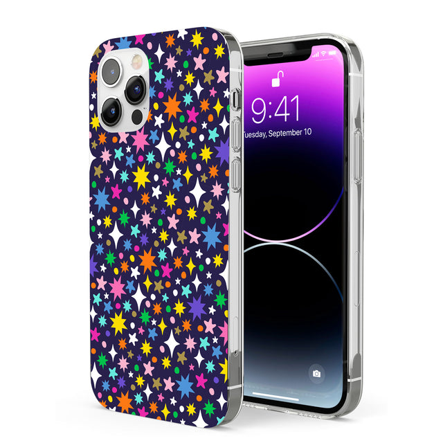 Rainbow Starburst (Purple) Phone Case for iPhone 12 Pro