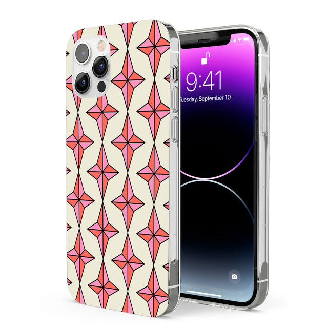 Rose Stars Pattern Phone Case for iPhone 12 Pro
