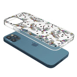 Colourful Crane Pattern Phone Case for iPhone 12 Pro