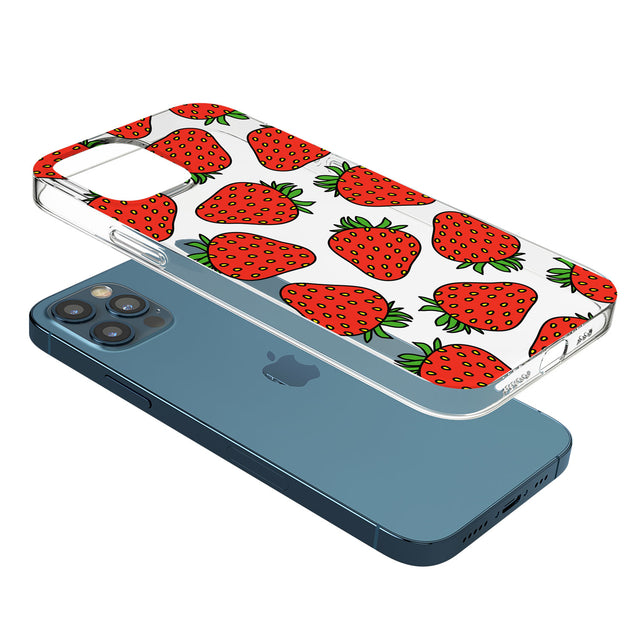 Strawberry Pattern Phone Case for iPhone 12 Pro