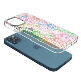 Multicolour Liberty Line Pattern Phone Case for iPhone 12 Pro