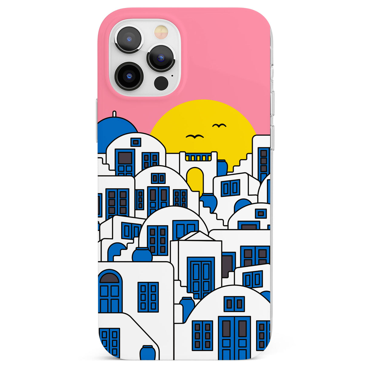 Santorini Sunset Phone Case for iPhone 12 Pro