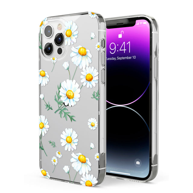 Vintage Painted Daisies Phone Case for iPhone 12 Pro