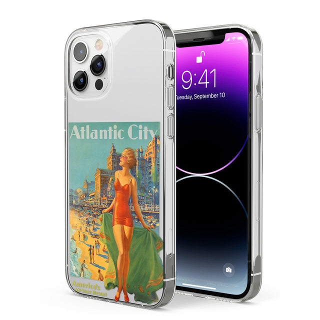 Atlantic City Vacation Poster Phone Case for iPhone 12 Pro